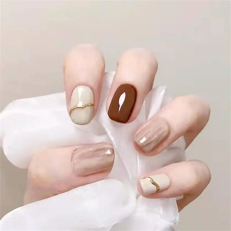 Removable Professional Fashionable Salon-like Manicure At Home Wearable Stylish Nail Tips Sought-after Nail Embellishment Trendy