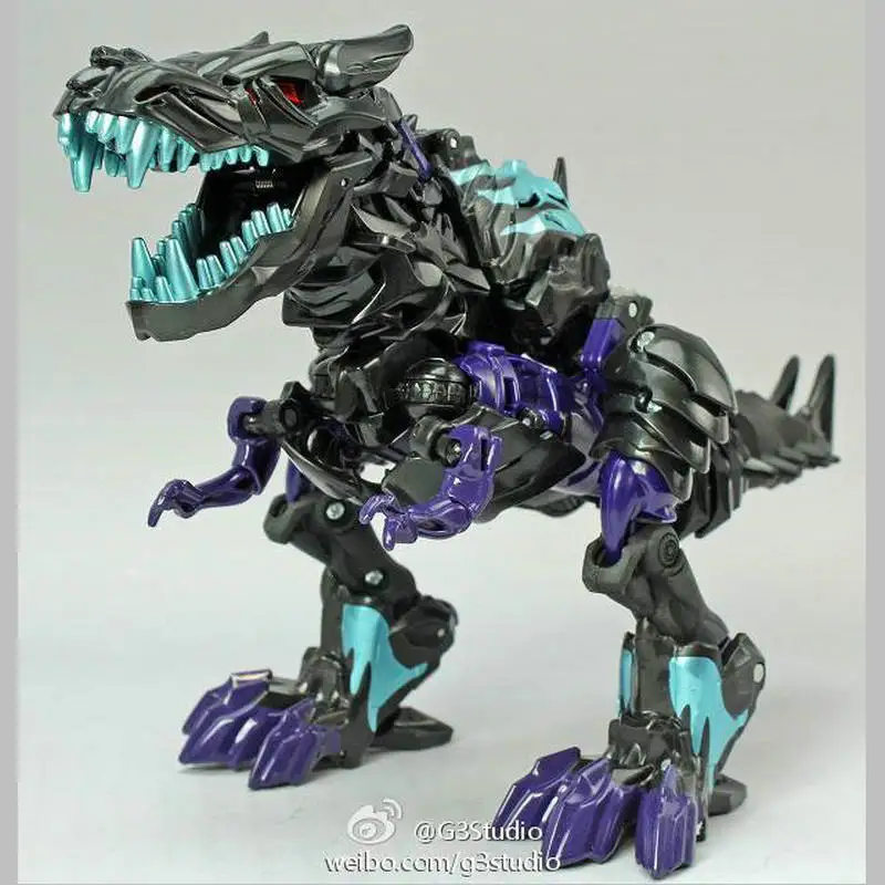 Op voorraad getransformeerd speelgoed Venue Limited Navigator V-klasse machine Dinosaurus Dark Steel Lock Action Figure Collection Gift