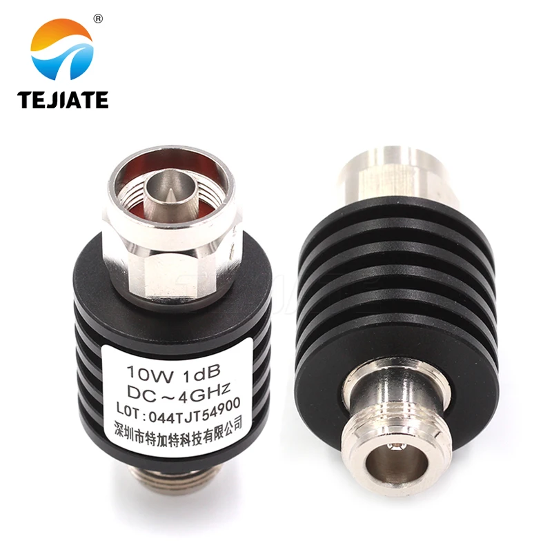 

N-JK 10W RF Microwave N-type coaxial fixed attenuator 5/10/15/20/30/1-40DB DC-6G 2