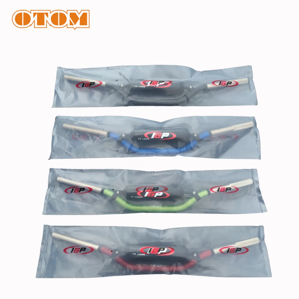 Motorcycle IGP Handlebar Double-layer Handle Bars Aluminum Alloy With Chest Guard Variable Diameter R Handle Universal Motocross