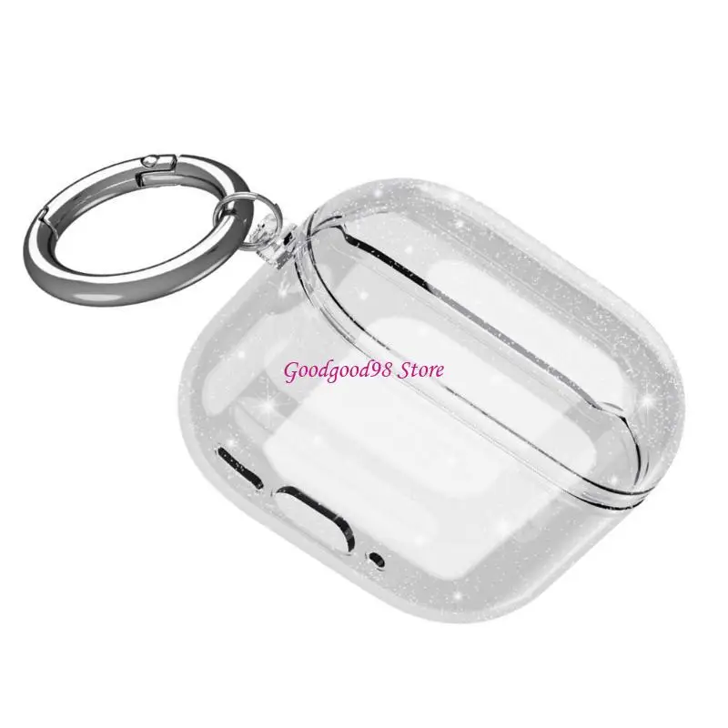 

Silicone Wireless Earbud Protections Skin Sleeve Transparents Case Cover for Airpods4 W8EC