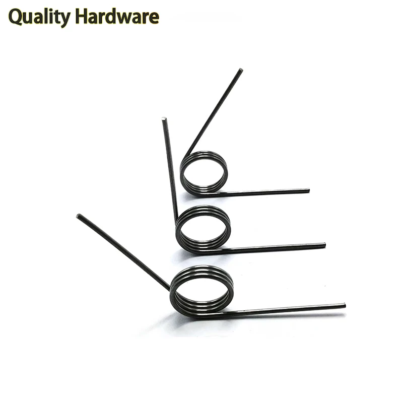 6pcs Wire Diameter 0.4mm V-spring Torsion Spring180/120/90/60 Degree Hairpin Spring 3 Laps/6 Laps/9 Laps Rotary Torsion Spring