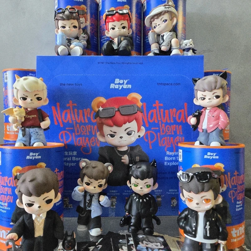 

New Genuine Rayan Natural-Born Player Series Blind Box Kawaii Anime Action Figure Surprise Mystery Box Kids Customized Toy Gift