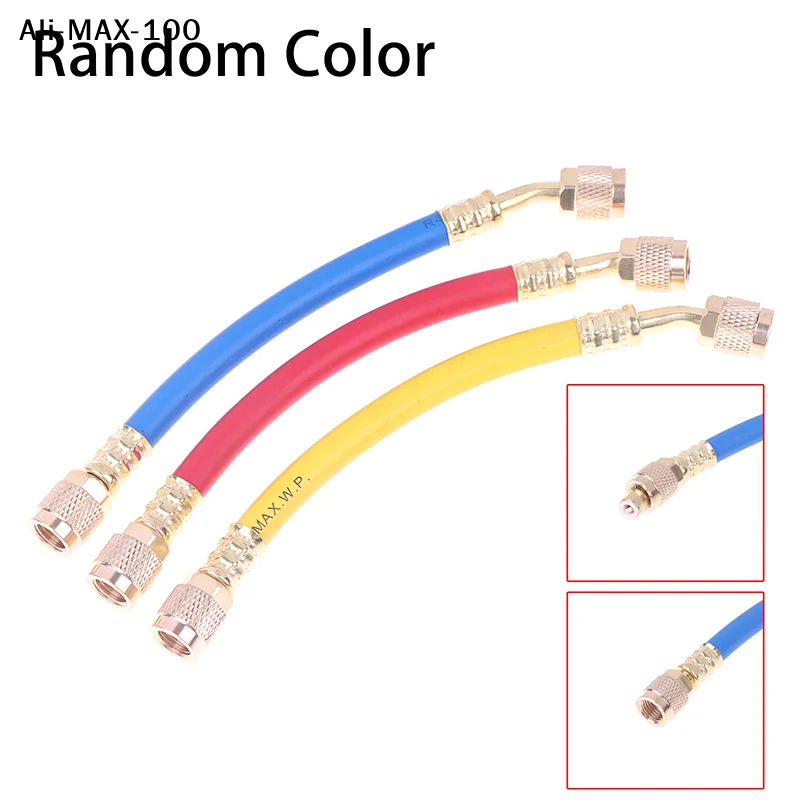 

Шланг для заправки хладагента, трубка с резьбой 1/4 SAE, 800-4000 фунтов на кв. дюйм, для систем ОВКВ, для обслуживания бытовых кондиционеров и холодильного оборудования