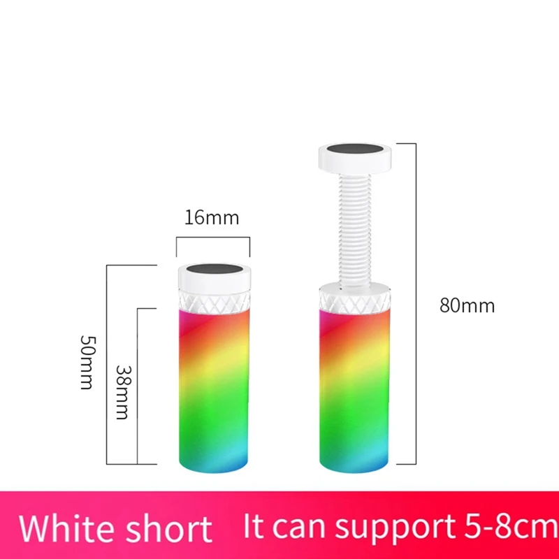 Vertical Graphics Card Holder ARGB Graphics Card Supporter 5V 3Pin Adjustable Vertical Bracket With LED Lights, Easy Install B