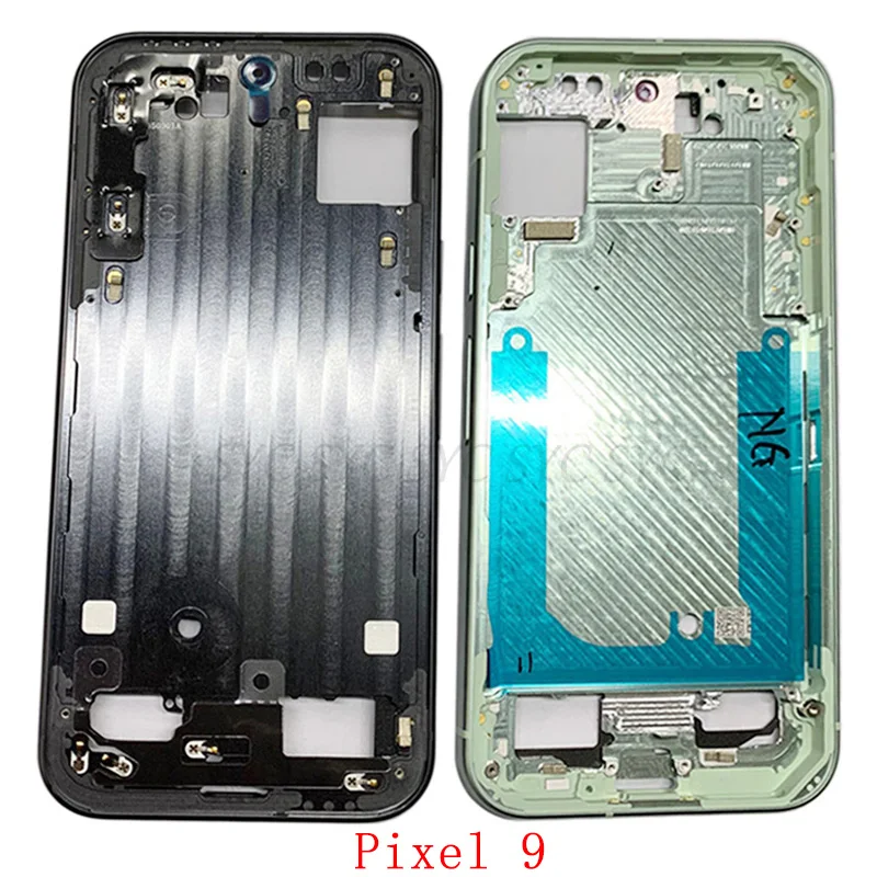 Middle Frame Housing LCD Bezel Plate For Google Pixel 9 Pro XL Phone Metal LCD Frame Repair Parts