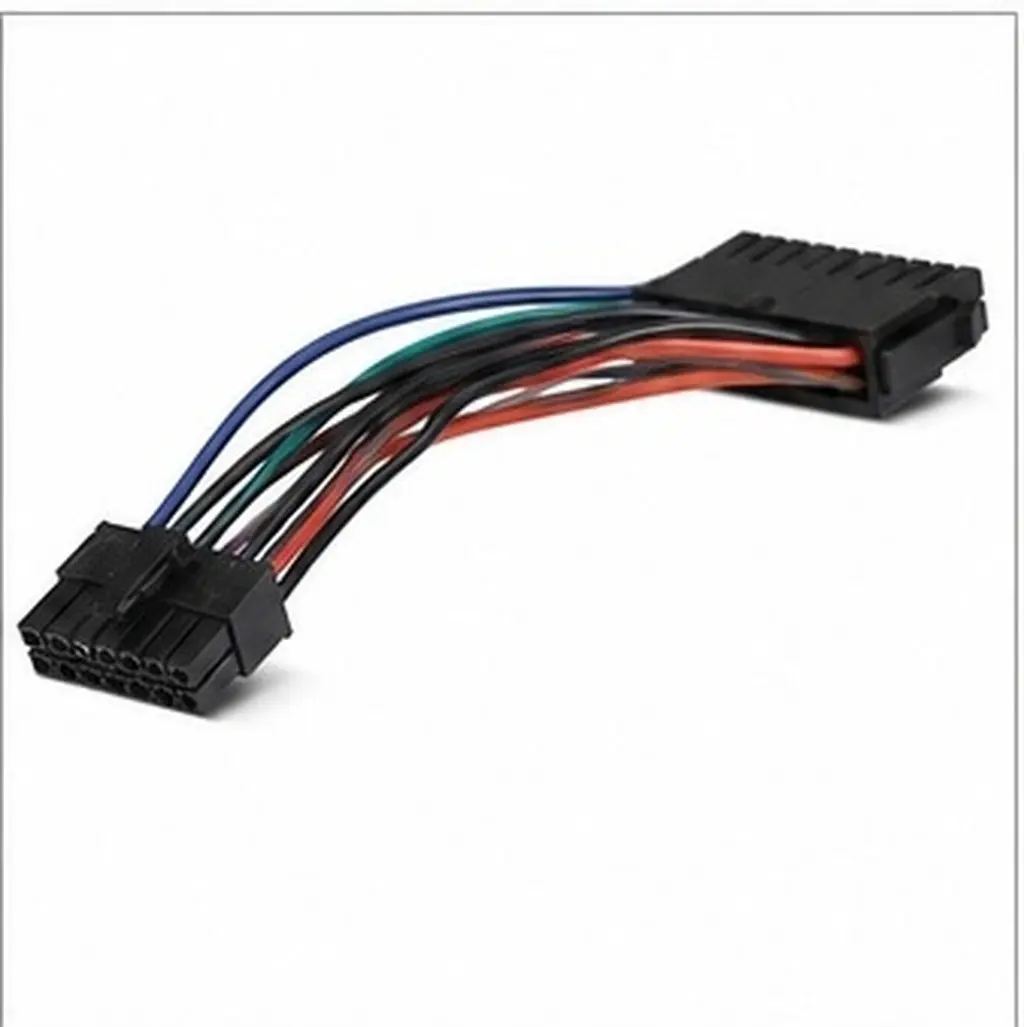 24-Pin to 12-Pin ATX Power Adapter Cable – Heavy-Duty Flexible Copper-Sleeved Server Workstation Cord