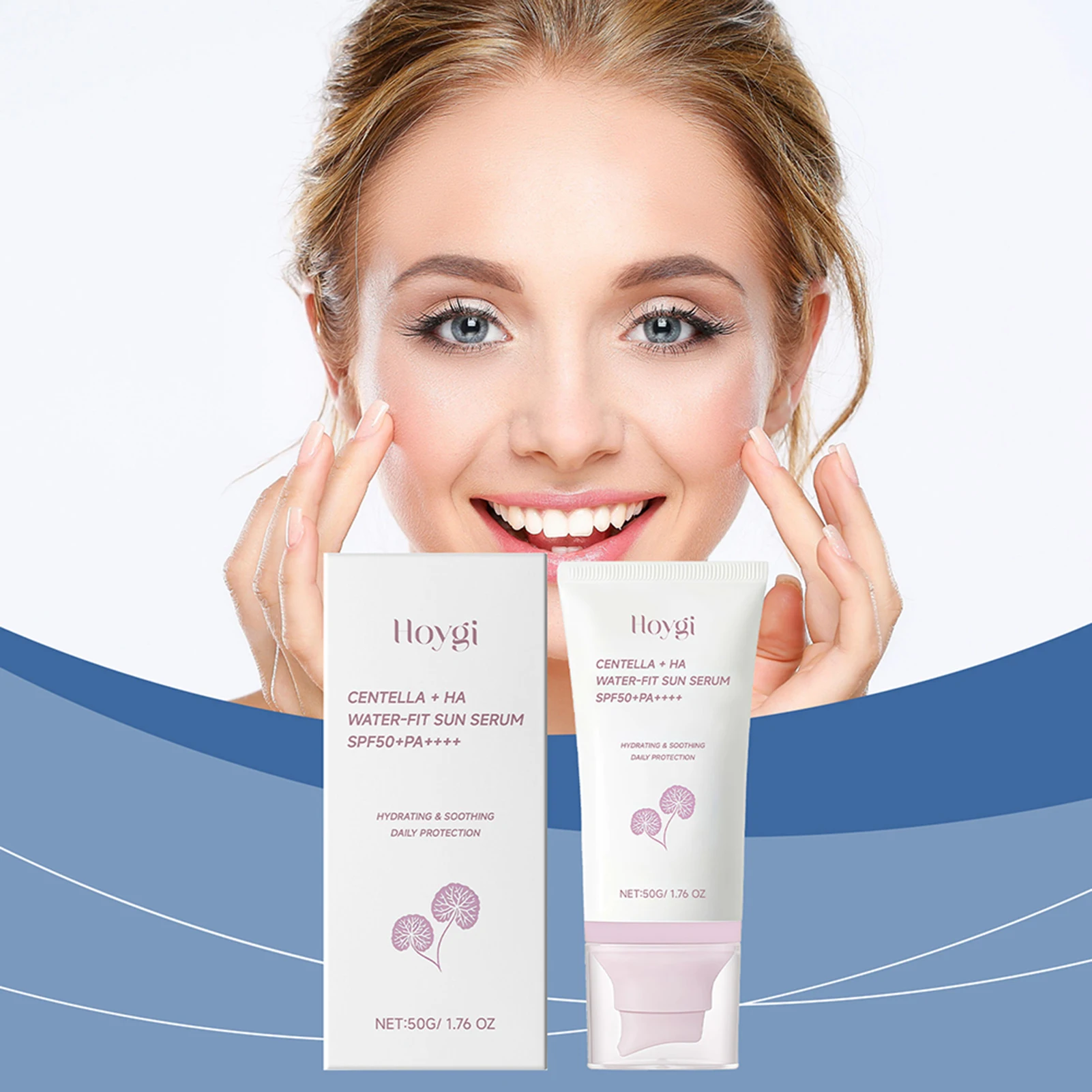 

50 г солнцезащитный крем Centella Spf50 + Hyration Water-Fit солнцезащитная сыворотка длительная защита для лица солнцезащитный крем для активного отдыха незаменимый