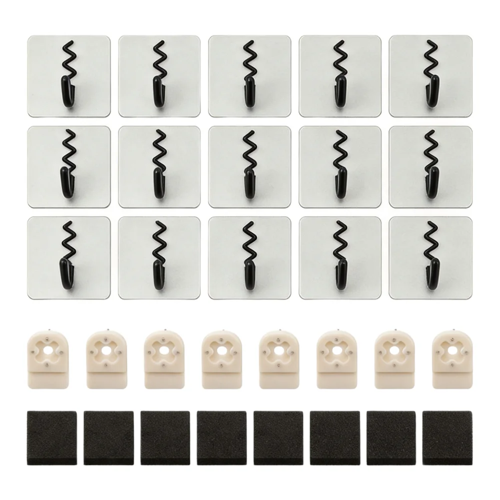 Self Picture Hooks for Bathroom Mirrors and Photo Frames Strong Load Capacity Invisible Design Easy Installation