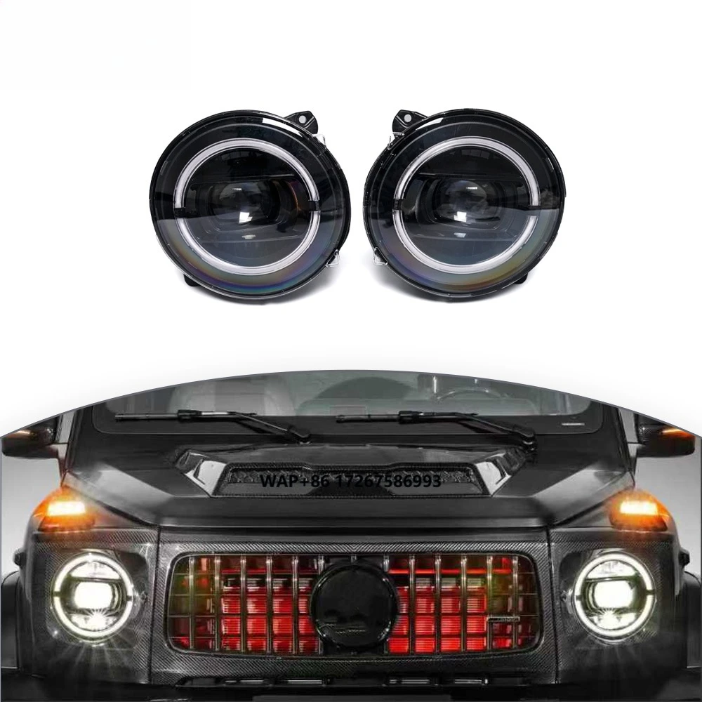 

G CLASS W465 W464 G63 G500 G400 2018+Nighttime Head Lights Front LED Head Lamp Car Upgrade Replacement Front Lamp Headlights