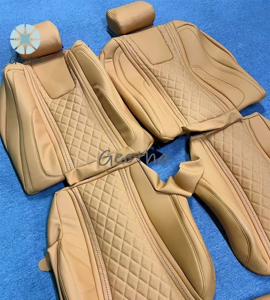 

For Custom Made Car Seat Cover for 5 Seaters Luxury High Quality Leather Original Seat Kits for Mercedes Benz S-class 2012