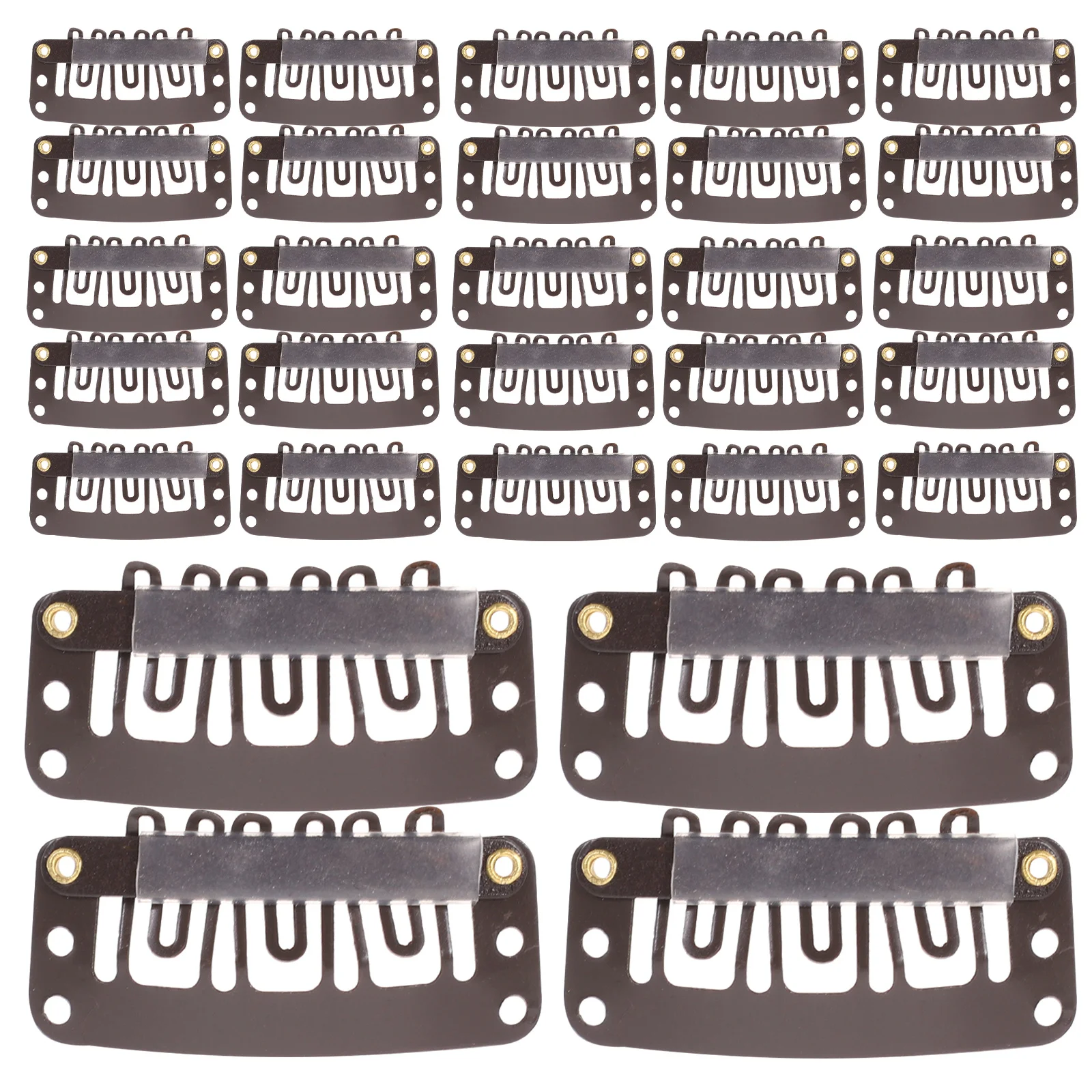 

60 шт. металлических зажимов для наращивания волос, заколок для женщин, инструмент для крепления головных уборов, зажимы для беретов, клипсы для наращивания волос