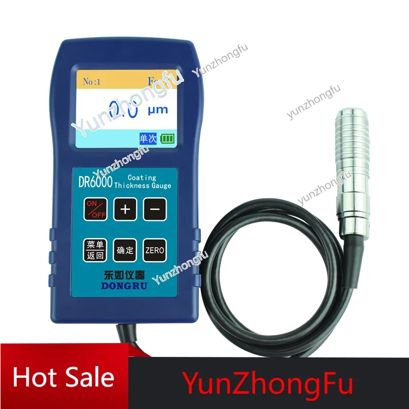 Dr6000 Dr9000s Large Range Coating Thickness Gauge Anti-Corrosion Paint Fire Retardant Paint Asphalt Film Thickness Meter