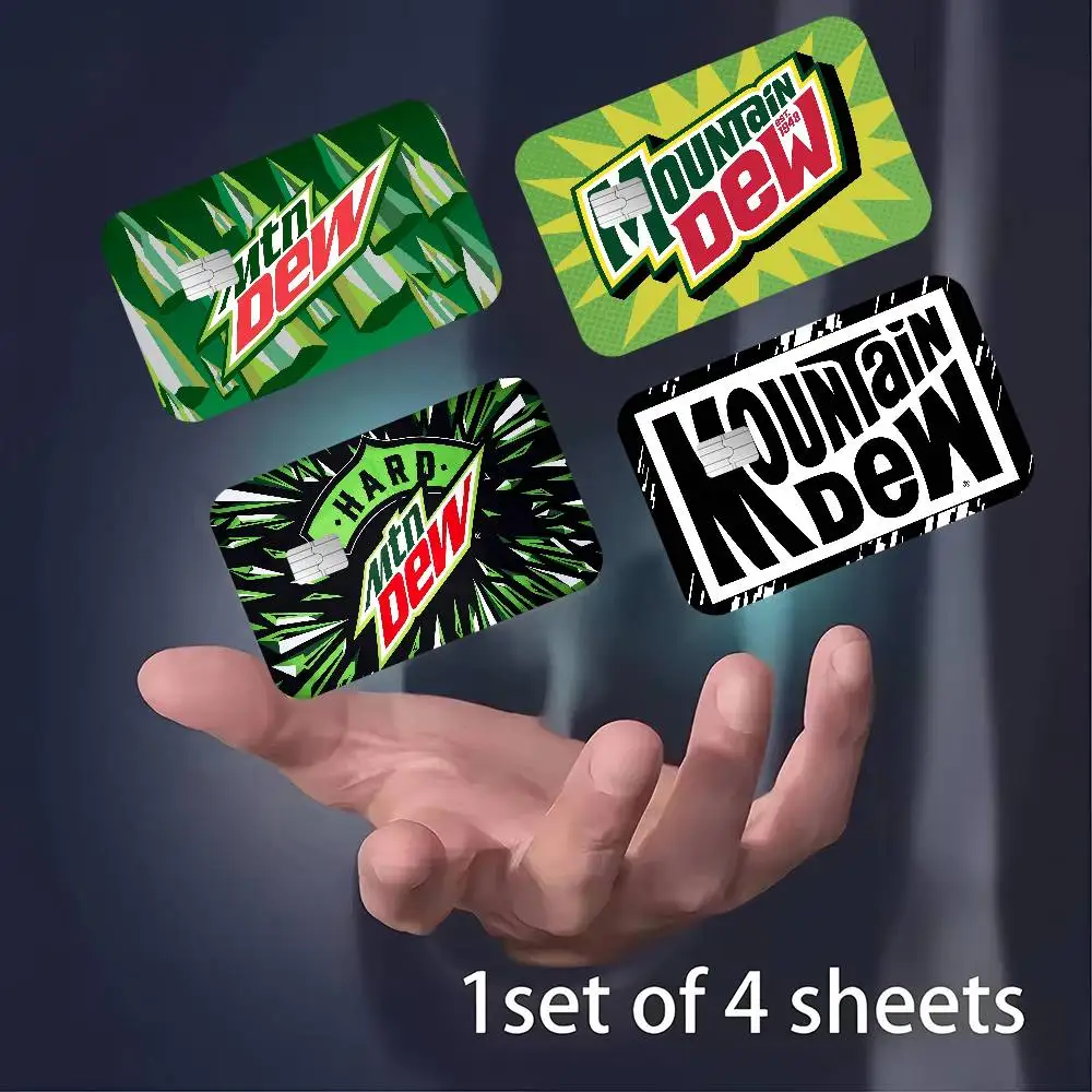 

Наклейка-пленка M-mountain D-dew с логотипом аниме: забавный дизайн, ультратонкая, не выцветает, для дебетовых и кредитных карт (для экономии или траты)