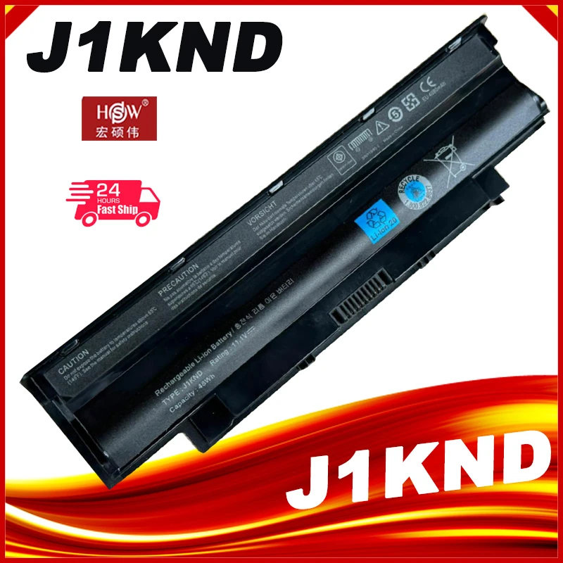 Laptop Battery J1KND for Dell Vostro 3450 3550 3750 N5110 N5010 M5010 M5030 M5040 M5110 3420 3520 N5030 N5040 N5050 N7010 N7110