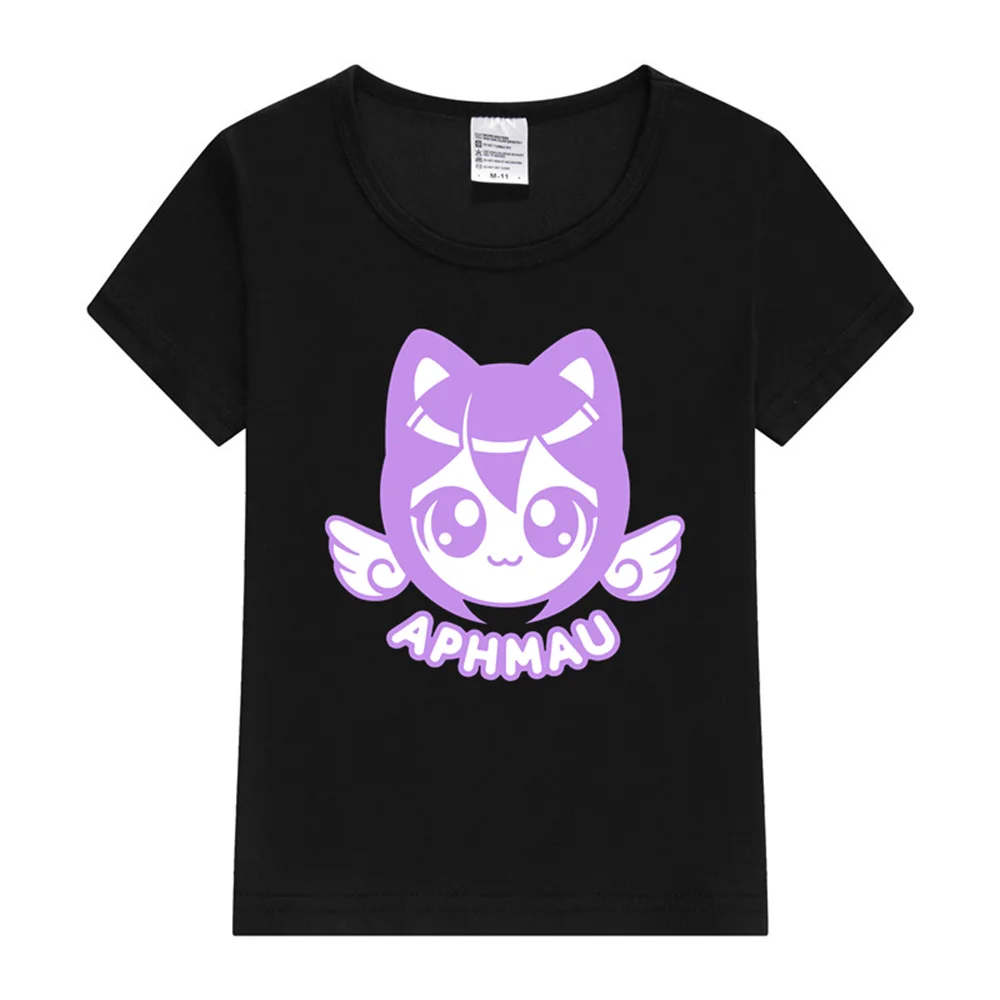 Aphmau Merch Aphmau Pullover Graphic Print Tshirt Fashion Harajuku Children'S Clothing Tshirt Pink Short Sleeve Tops