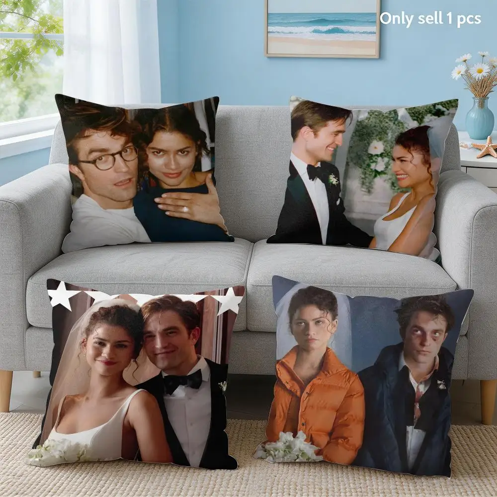 American Tv Series The D-Drama Cushion Cover Soft Short Plush Throw Pillow Cover Hidden Zipper Cutecore Sofa Bedroom Home Decor