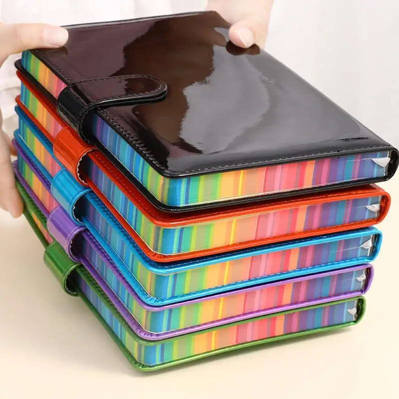Laser Gradient Notebook, 360 Pages Multi-Color Hardcover Stationery for School Student Office