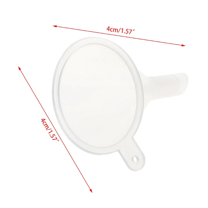 Mini Liquid Funnel Transparent Funnels Device Tool Attachment Supplies for Recreational Activities Playing Game