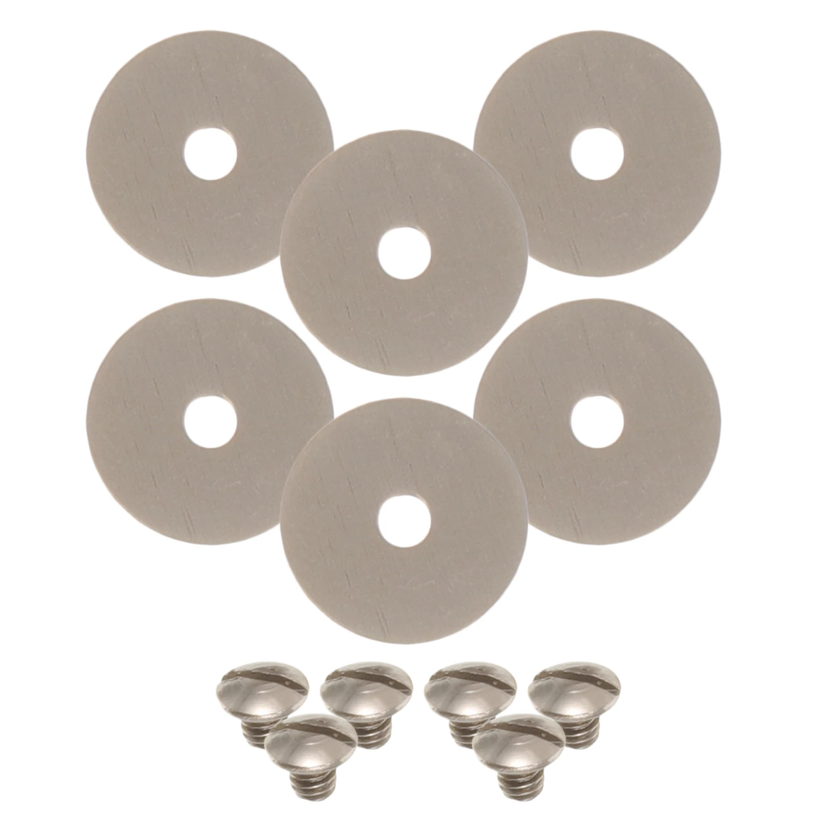 

1 set Stainless Steel Flute Gaskets Screws Durable Fixing Accessories Wind Instruments Replacement Kit flute repair flute