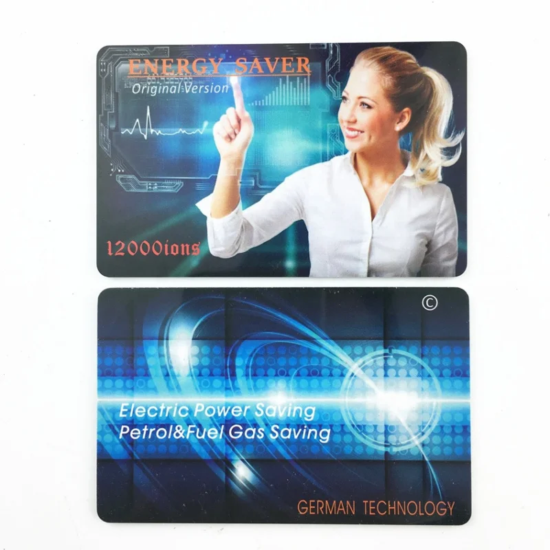 .Custom.CAMAZ Energy Saving Card 12000 cc Negative Ions  Magnet Energy Card