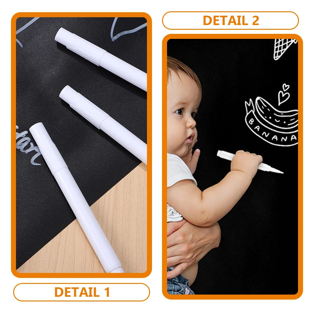 

10 Pcs Chalk Lamp Board Pen Markers Dry Erase Whiteboard Liquid Erasable Pens for