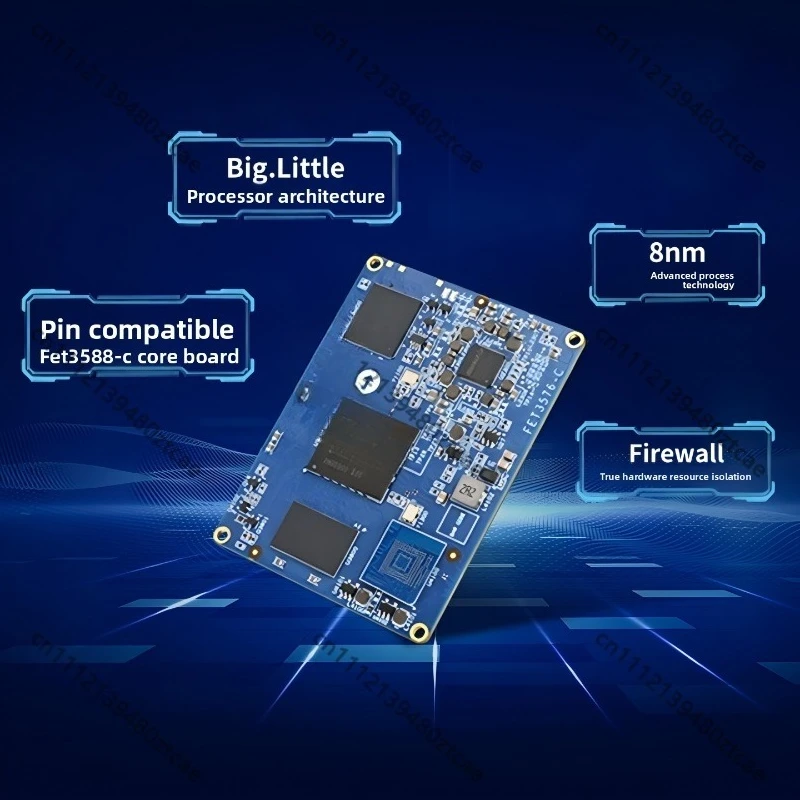 6TOPS NPU Embedded Single Board Dev Board 8K Video Edge AI Computing Hardware For AIoT Smart Equipment
