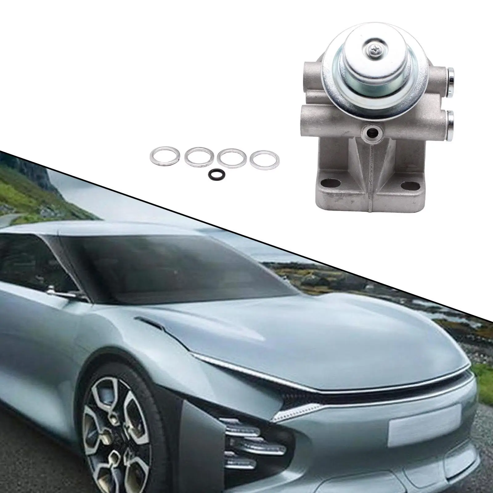 

Mounting Base Oil Water Separator Pump Head Metal Automotive Oil Separation Device Accessory Durability Vehicle Separator