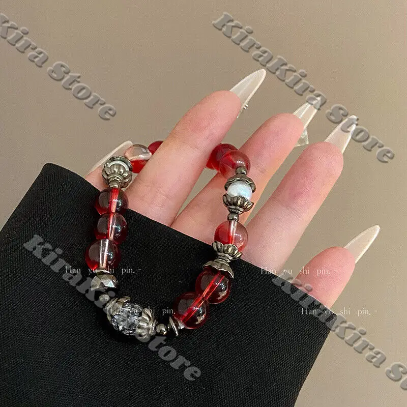 Beaded Bracelet Handcraft Sylus Cosplay Love and Deepspace Fashion Bangle Chain Anime Coloured Glaze Accessories Natural Stone