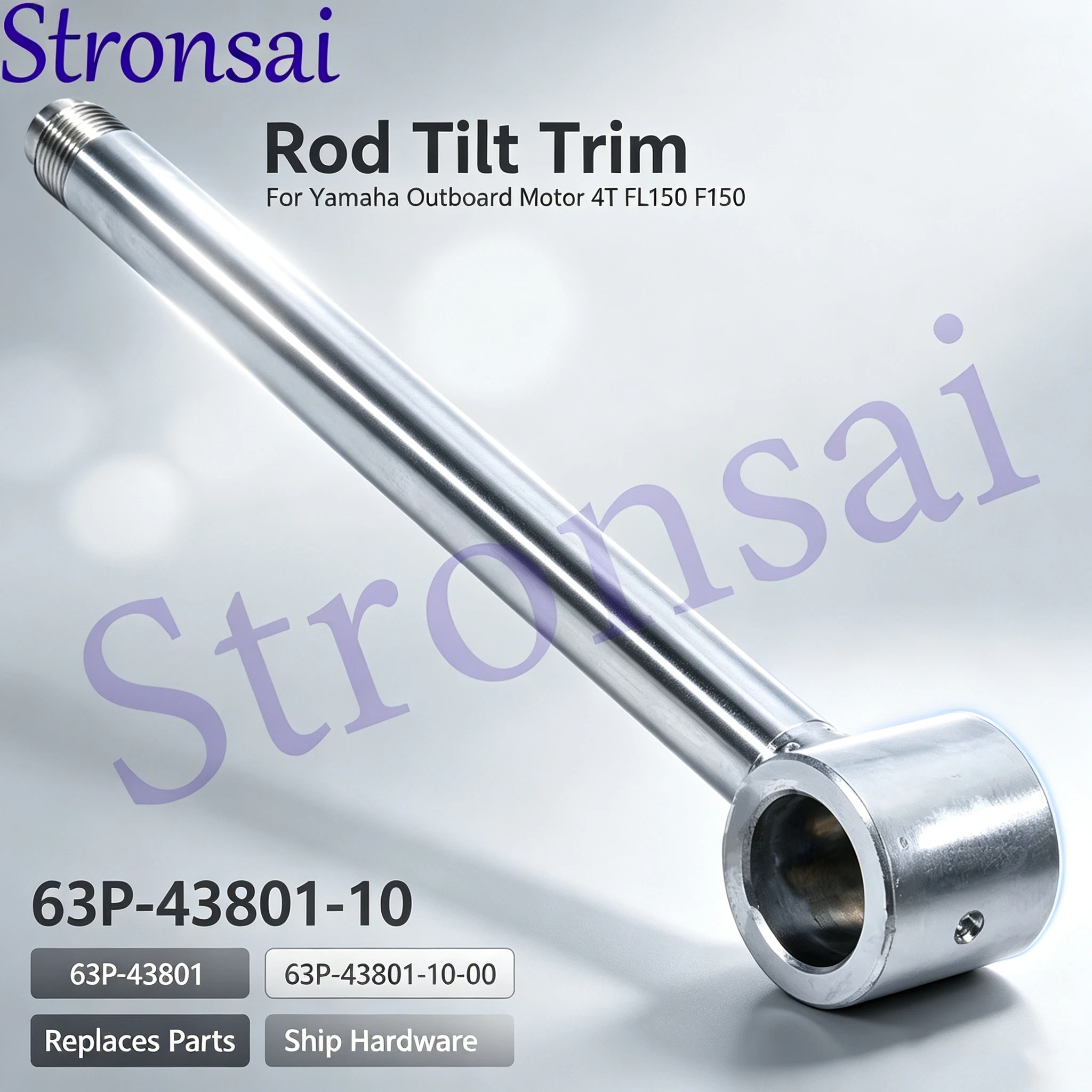 Rod Tilt Trim 63P-43801-10 For Yamaha Outboard Motor 4T FL150 F150 63P-43801 63P-43801-10-00 Replacement