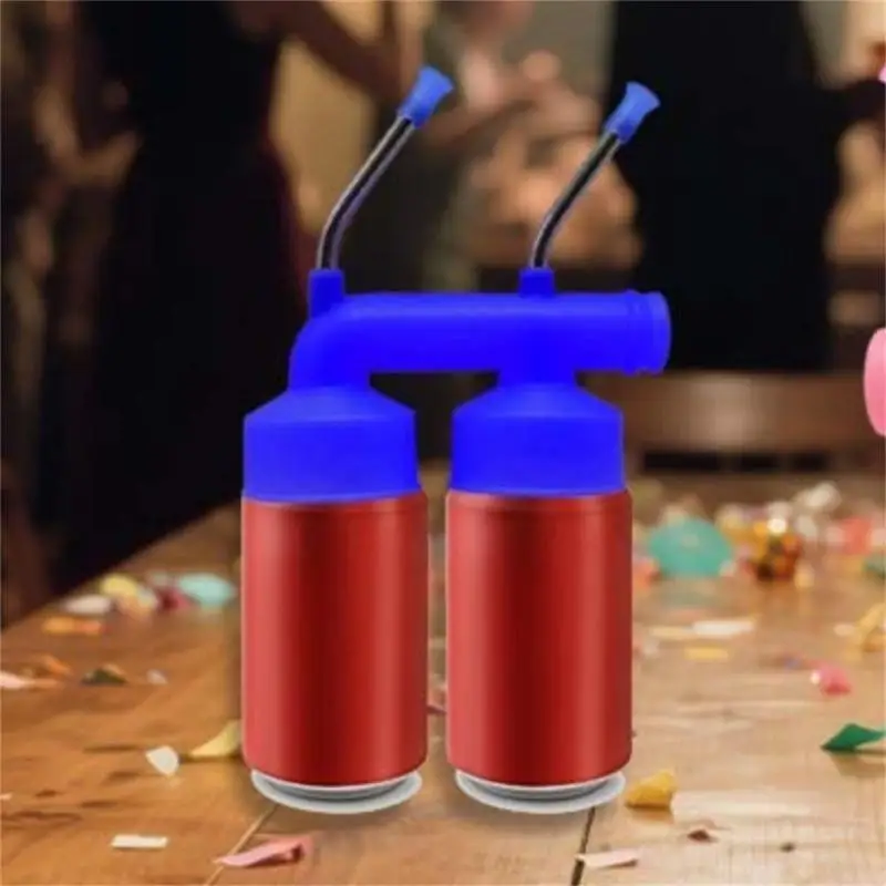 

G6KF Double Beer Snorkel Beer Bongs Drinking Accessories,Drinking Funnel Bottle Chugger Beverages Snorkel for New Year Party