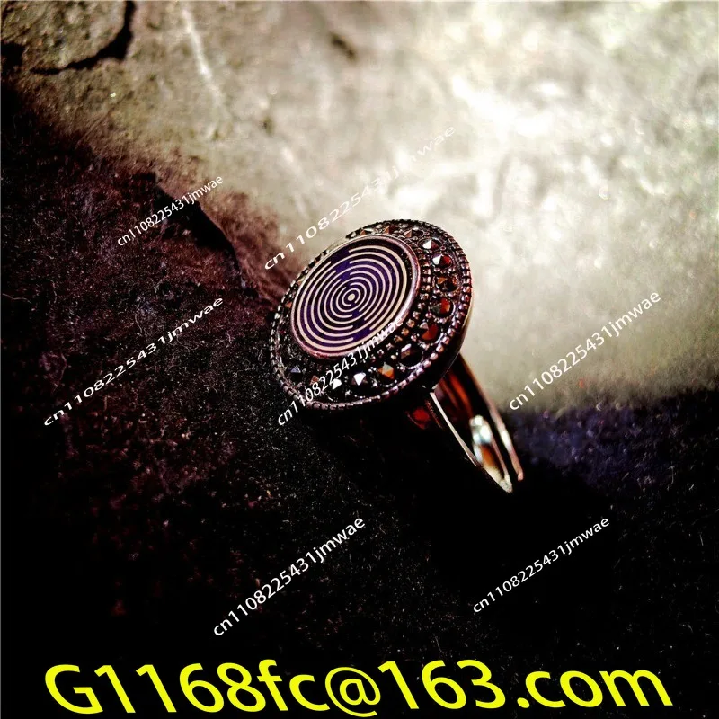 Polarization Plate Meditation Practice Resonance Matrix Energy Enhancement Spiritual Energy Assistance Ring,