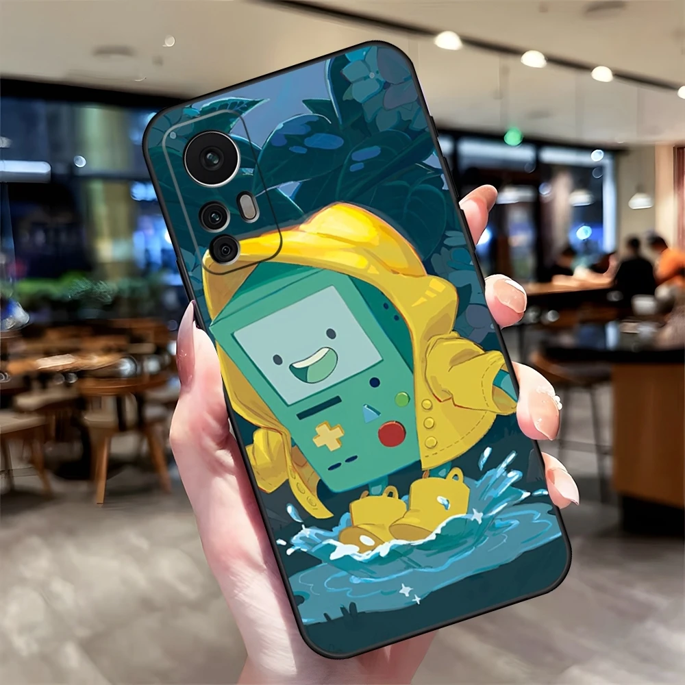 Adventurer-time BMO Cute Robot Phone Case Fundas for Xiaomi Redmi Note 13 10 12 Pro POCO F4 F5 X5 Pro 12 13 11T Lite Ultra Cover image 2