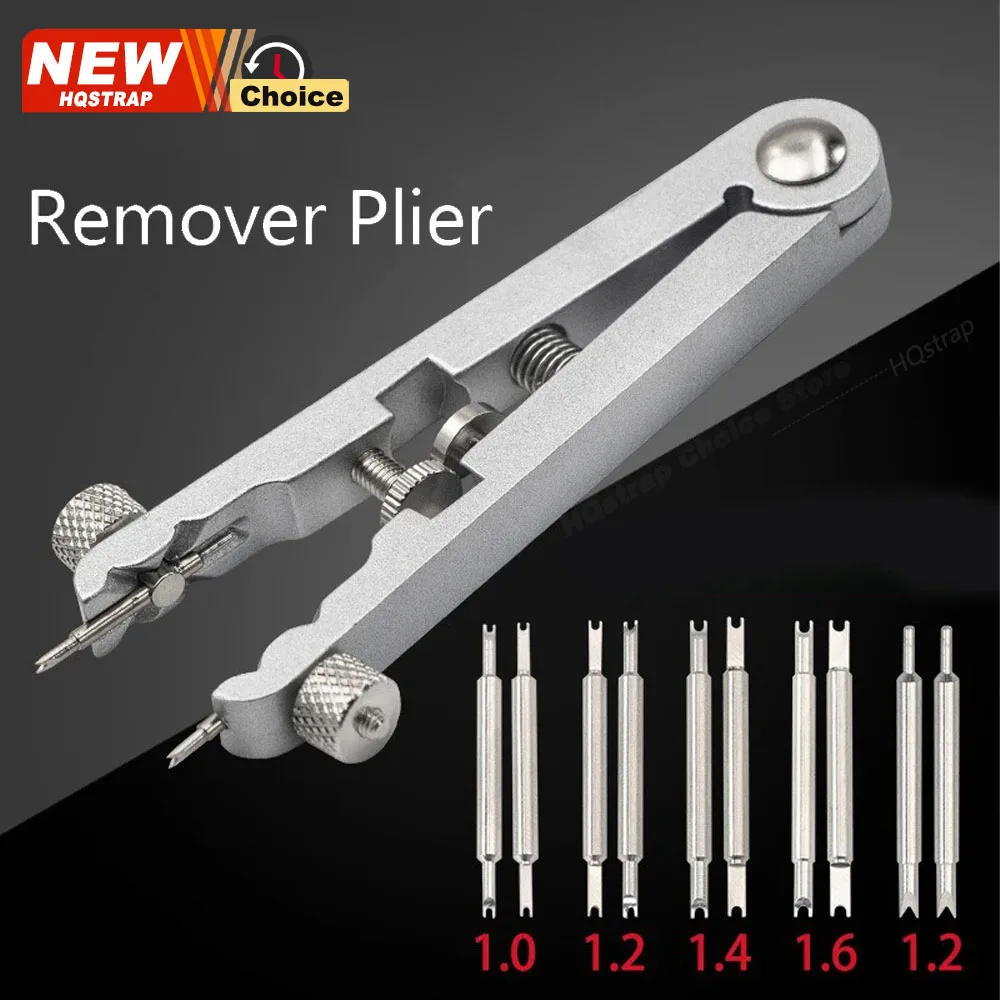 V-Shaped Watch Band Remover Plier 6825 Spring Bar Watch Strap Aluminum Alloy Repair Removing Tool Adjuster Plier Repair Tool