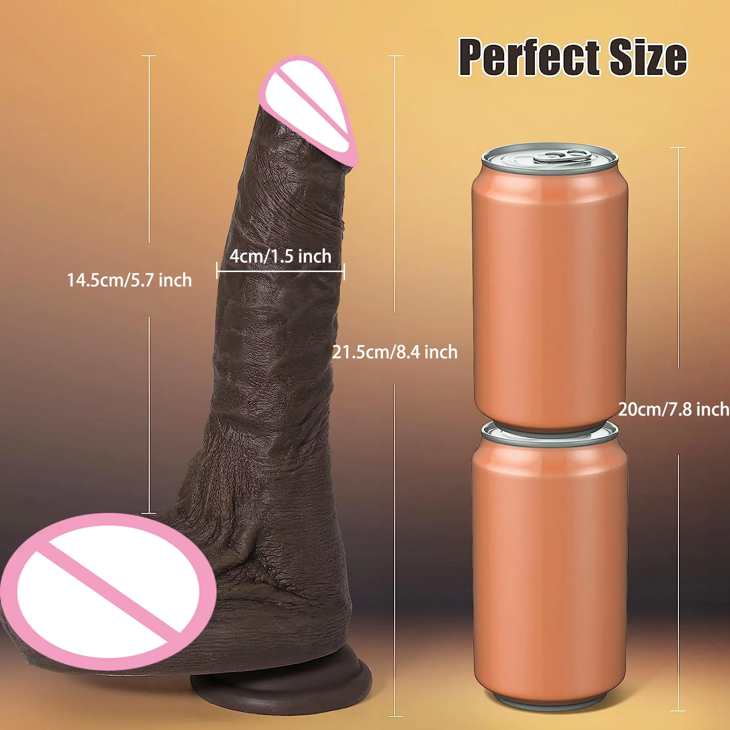 Realistic Dildo Thick Huge G Spot Dildos with Suction Cup Big Black Dildo for Men Anal Giant Penis Big Cock Sex Toys for Women