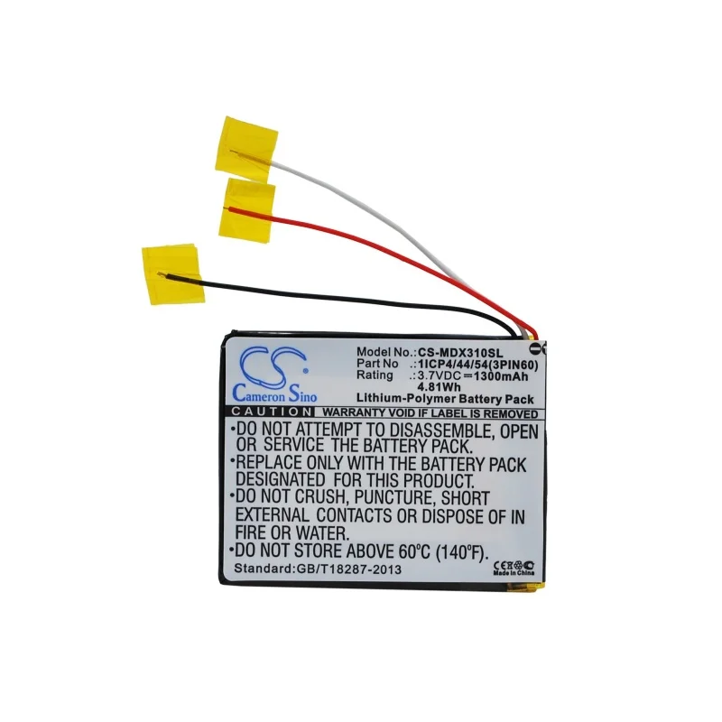 

Аккумулятор 1300 мАч 1ICP4/44/54(3PIN60) для MODECOM MX3 HD