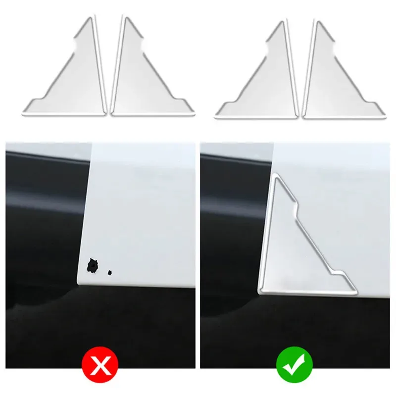 العالمي باب السيارة الزاوية المضادة للتصادم يغطي سيليكون شفاف حامي المضادة للخدش ملصقات غطاء حماية الباب