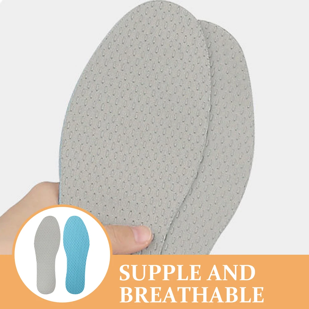 

1 Pair Replaceable Shoe Inserts Women Men Breathable Sweat-Absorbing Insoles Liners Sports Athletic Foot Care Tool