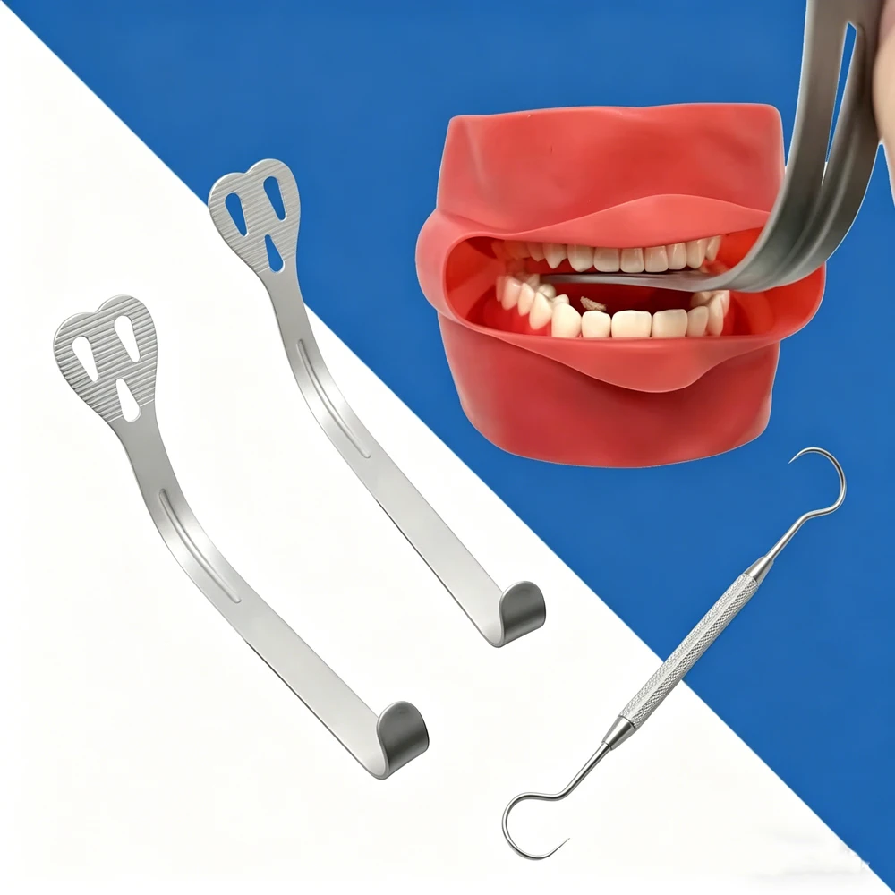 Dental Lingual Isolation Retractor Mouth Gag and Oral Opener for Tongue Retraction and Improved Access During Dental Procedures