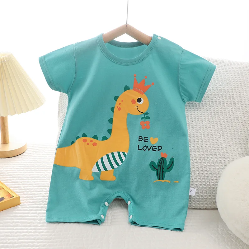 

New Summer Baby Crawling Clothes Newborn Children Jumpsuit Boy Baby Thin Girl Short-sleeved romper