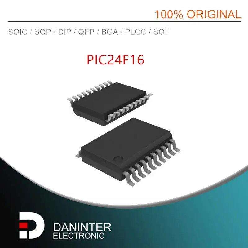 PIC24F16 PIC24F16KL401 PIC24F16KL401-I PIC24F16KL401-I /SS  SSOP20 10Pcs/LOT