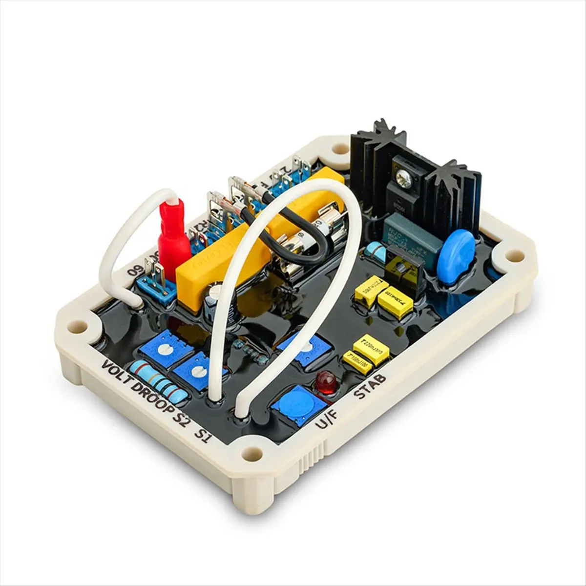 【~ New A88T】VR63-4CM AVR Generator Automatic Voltage Regulator Stabilizer 5A Output VR 63-4 cm 50/60