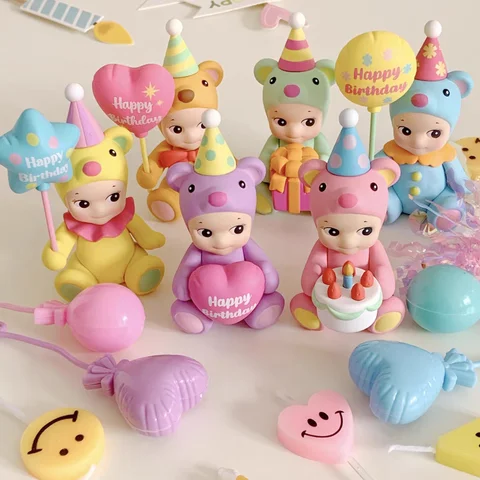 생일 선물 곰 시리즈 소니 엔젤 블라인드 박스, 동물 애니메이션 피규어 장식품, 귀여운 인형 팬, 데스크탑 자동차 장식, 크리스마스 선물 Best5 생일 선물 곰 시리즈 소니 엔젤 블라인드 박스, 동물 애니메이션 피규어 장식품, 귀여운 인형 팬, 데스크탑 자동차 장식, 크리스마스 선물 Best5