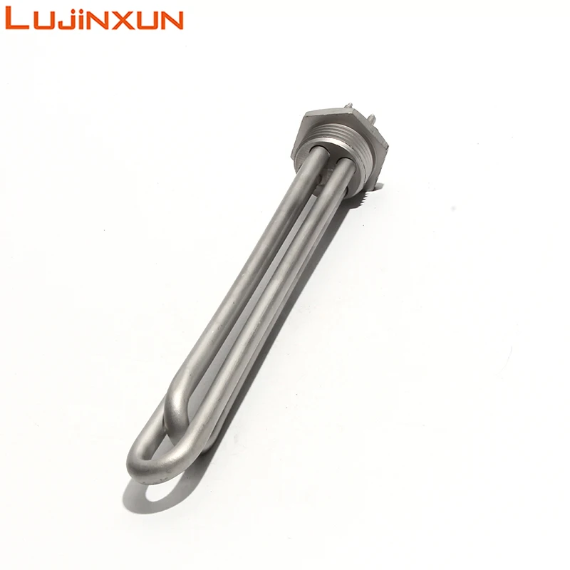 LUJINXUN Low Voltage 1inch Tubular Heaters All 304 Stainless Steel DN25 300W 600W Heater For Solar Water Heating Element