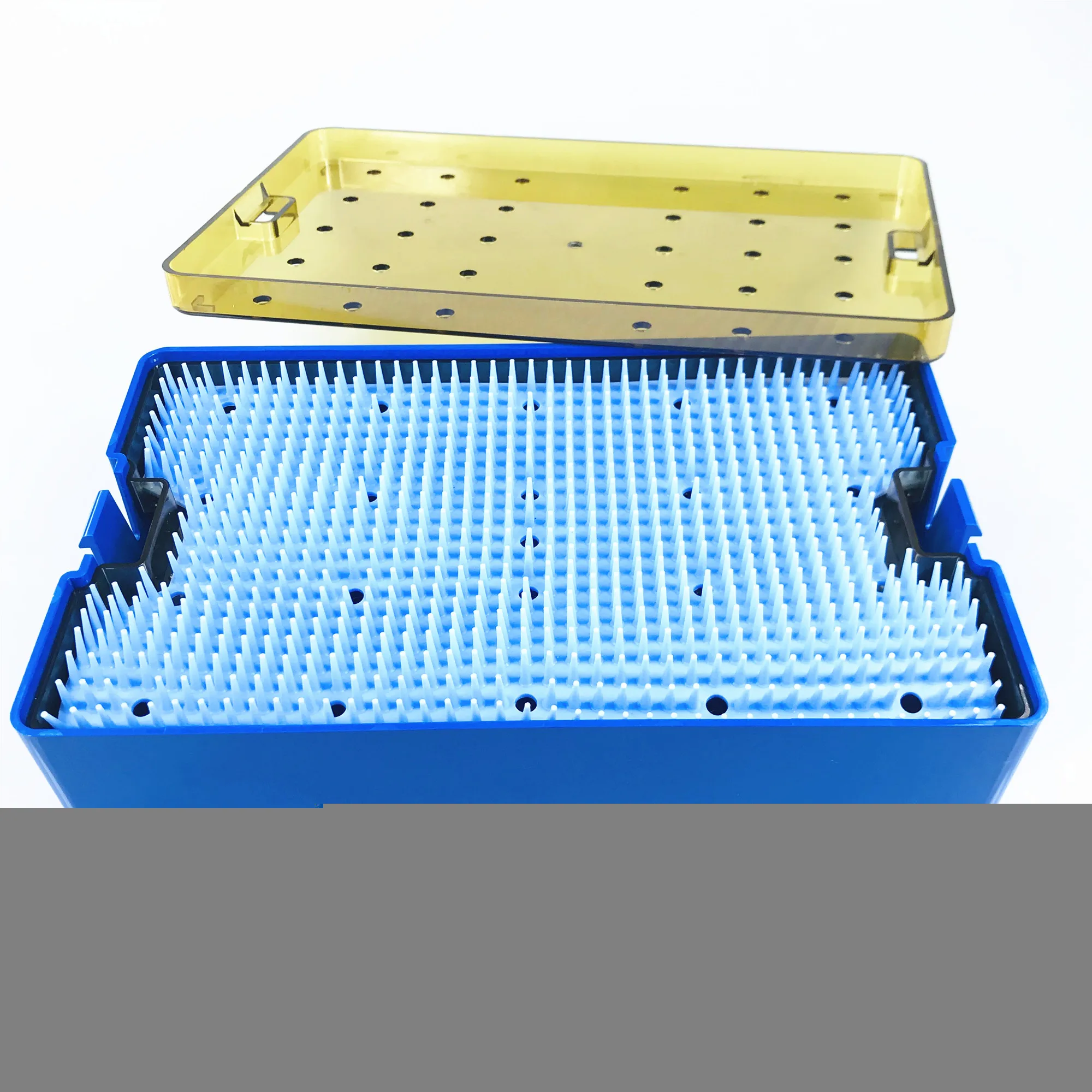 Silicone Sterilization tray case box Ophthalmic dental Surgical Instruments Disinfection Box