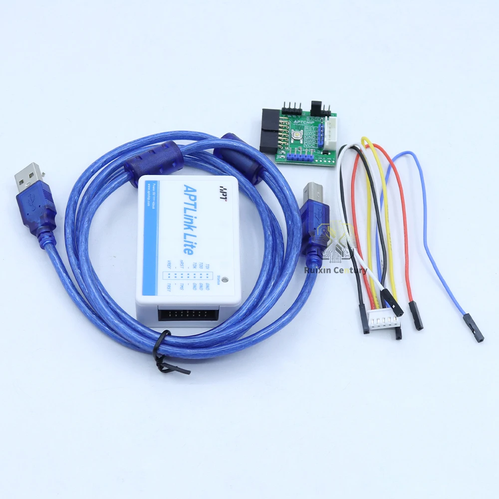 FOR APTCHIP APT Link lite Emulator Debugger Programmer Burner USB2.0 Full-Speed SWD JTAG 1.2-5.5V 268KB/s Windows Linux promo view 4