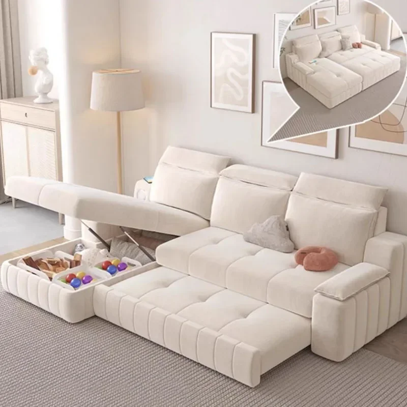 

Relaxing Stretch Modern Sofas Beds Stretch Luxury Cute Floor Living Room Sofas Modular White Canape Convertible Furniture