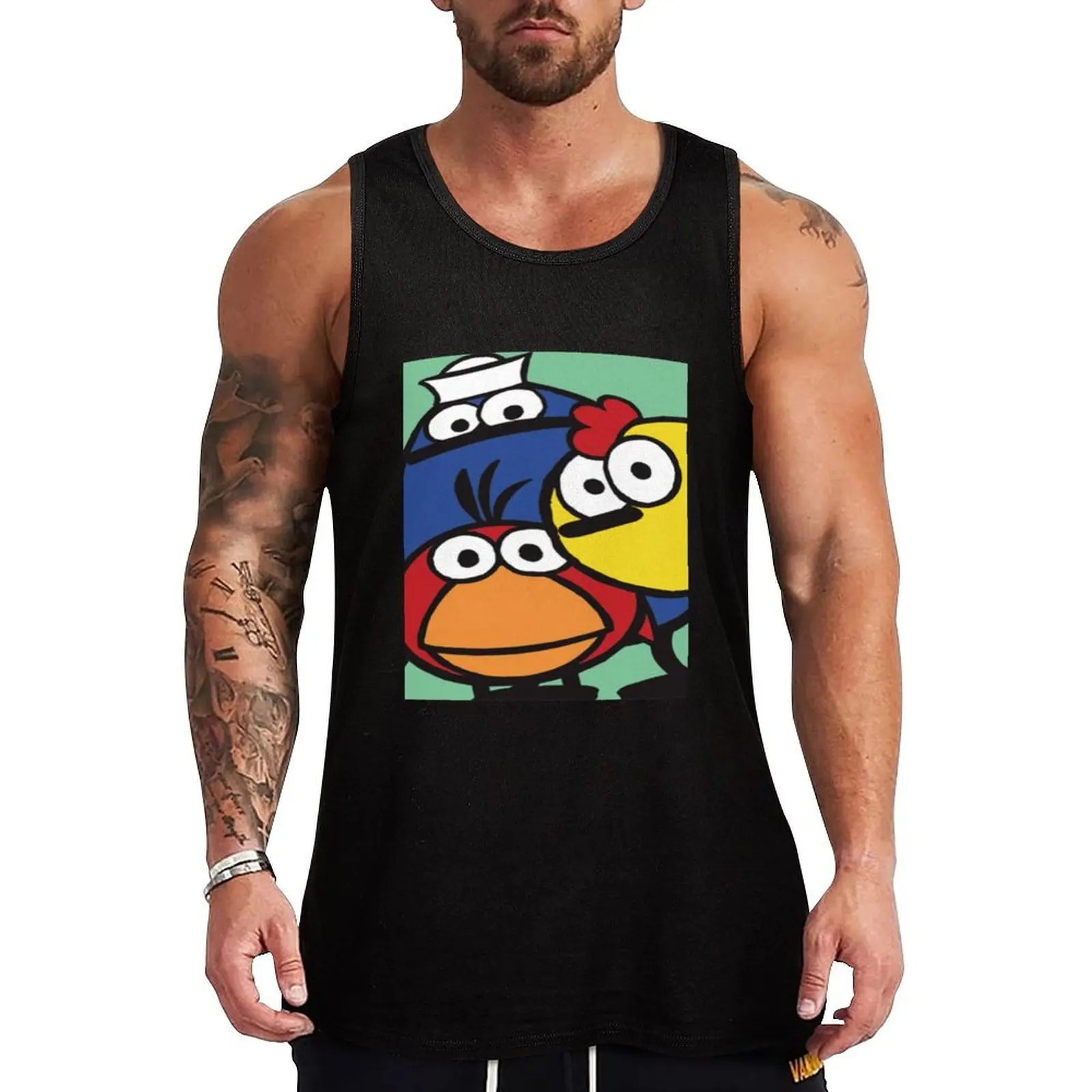 

Peep and friends Tank Top anime top Japanese t-shirt gym