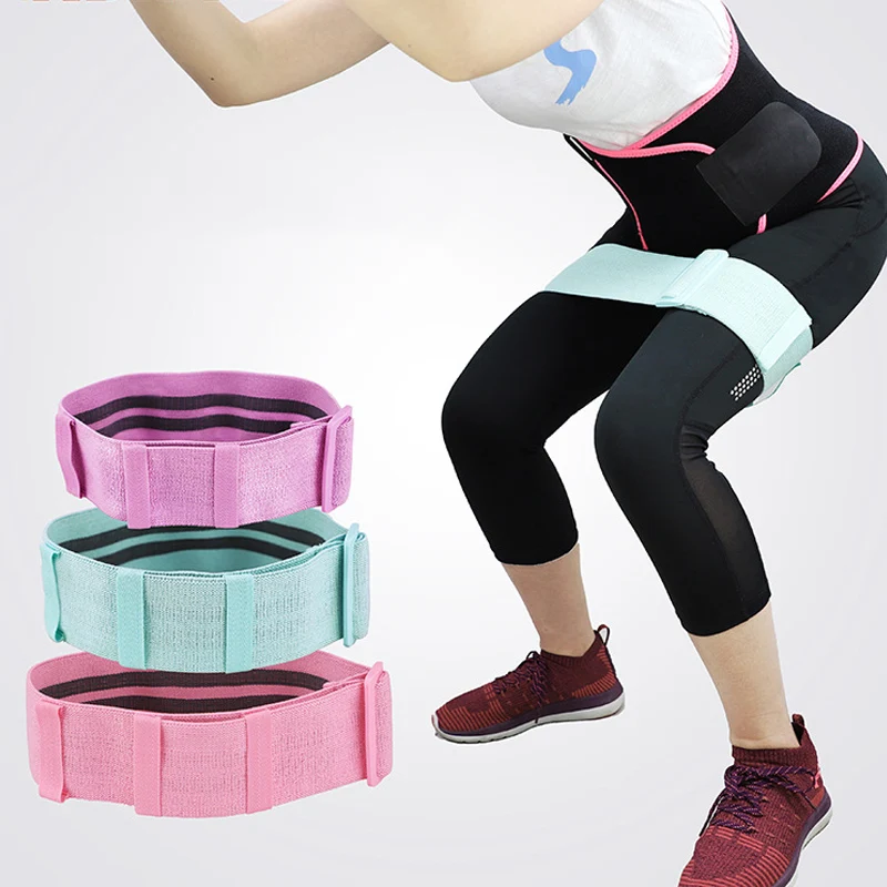 NEW Adjustable Booty Hip Glute Band Resistance Anti-slip for Home Fitness Workout