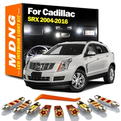 MDNG For Cadillac SRX 2004-2010 2011 2012 2013 2014 2016 LED Interior Dome Map Trunk Light Kit Car Led Bulbs Canbus No Error